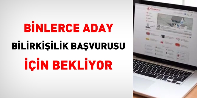 Binlerce aday bilirkiilik bavurusu bekliyor