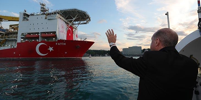 Cumhurbakan Erdoan, 'Fatih' sondaj gemisini uurlad