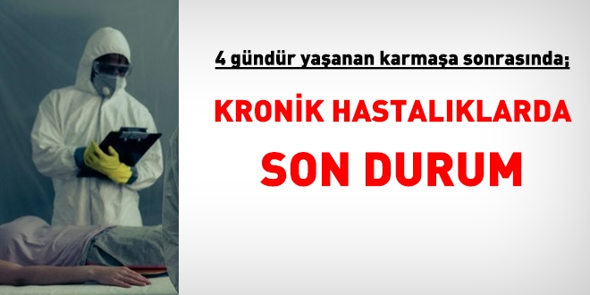 2 Haziran itibariyle Kronik hastalıklarda son durum