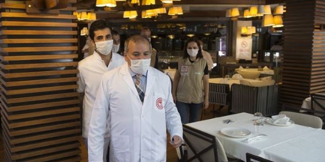 Başkentte kafe ve restoranlar denetlendi