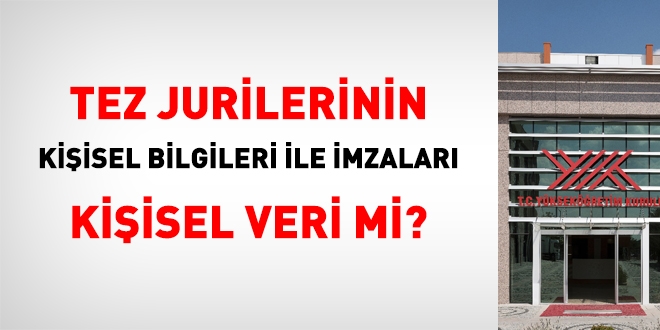 YÖK'ten tezler hakkında kişisel verilerin korunması uyarısı!