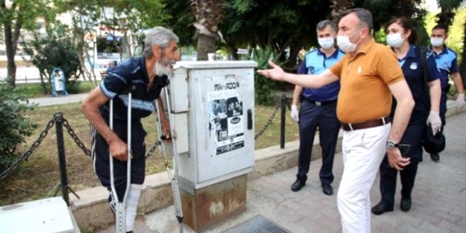 Zabıta müdürünün dikkati, dilencinin foyasını ortaya çıkardı