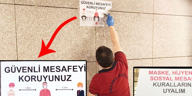 Adliye koridorundaki 'cinsiyetçi afiş' tepki üzerine toplatıldı