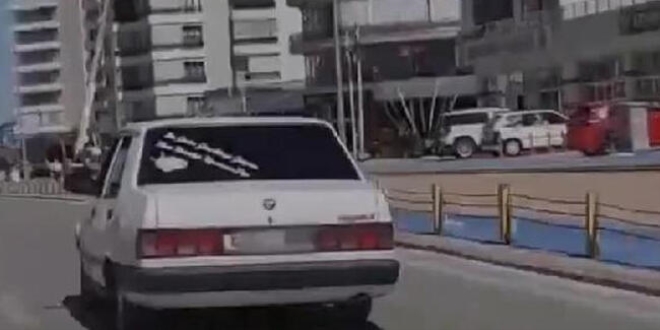 Drift yapıp, polisten kaçtı! Savunmasıyla pes dedirtti