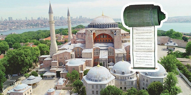 İşte Ayasofya'nın tapusu
