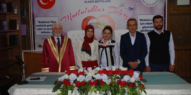 Müftülüklerde 1.328 çift dünyaevine girdi