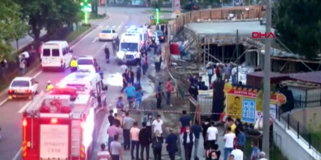 Ordu'da otel inşaatında göçük: 1 ölü, 8 yaralı