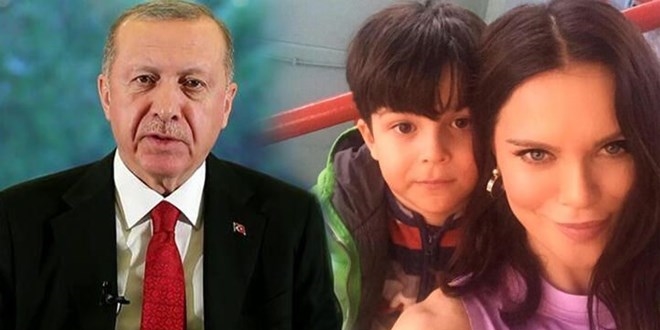 Erdoğan'dan Ebru Şallı'ya manevi destek