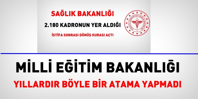 MEB, yıllardır Sağlık Bakanlığının yaptığı türden bir uygulamayı yapamadı