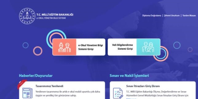 Öğrencilerin karneleri e-okul üzerinden erişime açıldı