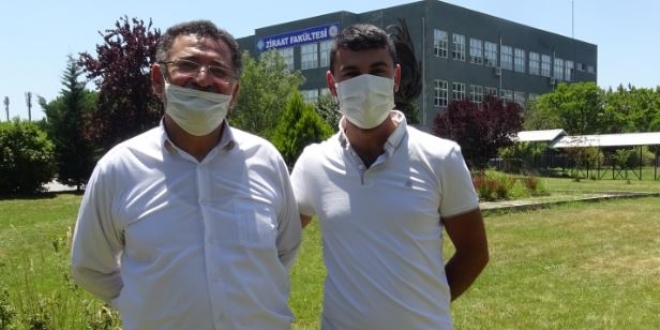 6 çocuk babası oğlu ile sınava girdi