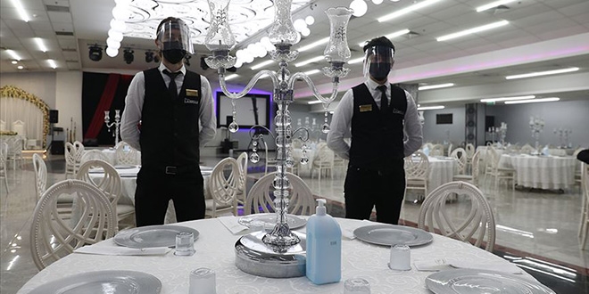 Düğün salonları normalleşme dönemi düğünleri için hazır