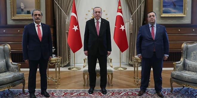 Erdoğan, Yargıtay Cumhuriyet Başsavcısını kabul etti