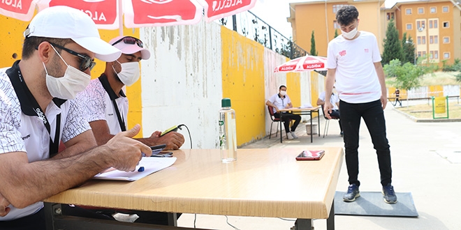 Spor Lisesi yetenek sınavı randevu sistemiyle yapıldı