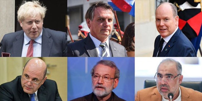 Virüs dünya liderlerini de vurdu... İşte virüse yakalananlar