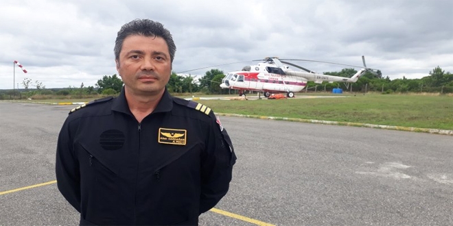 Gelibolu'daki yangına müdahale eden pilot o anları anlattı!