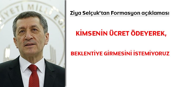 Milli Eğitim Bakanı'ndan 'formasyon' açıklaması