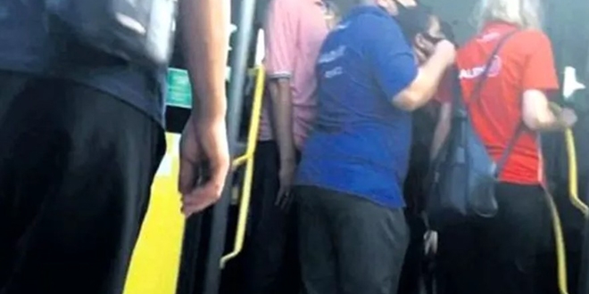 Metrobüste kadın polise taciz etti, kendini böyle savundu