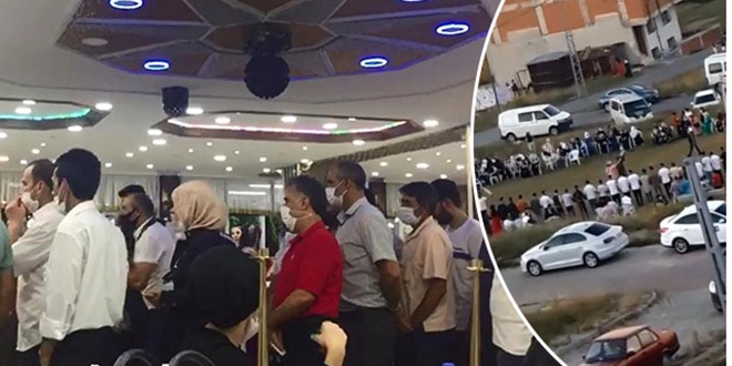 İstanbul'da sokak eğlencesinde, düğün salonunda sosyal mesafe hiçe sayıldı