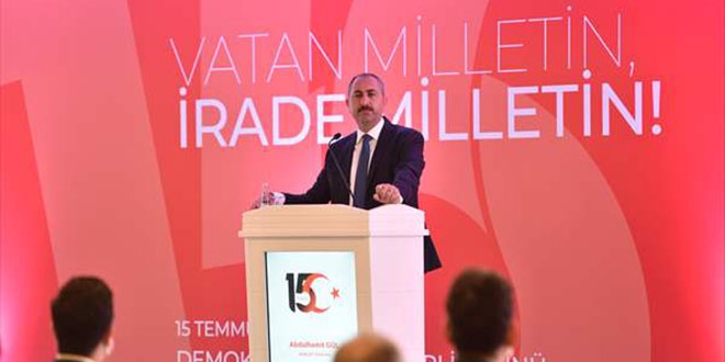 'Yargıda korku duvarlarının yıkıldığı tarih 15 Temmuz'dur'