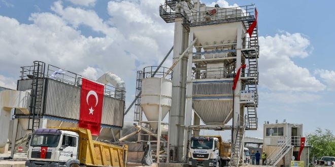 Ankara Büyükşehir kendi asfaltını üretmeye başladı