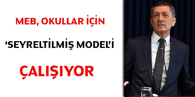 MEB, okullar için 'seyreltilmiş model'i çalışıyor