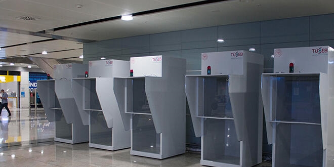 Sabiha Gökçen'de PCR test merkezi hizmete girdi