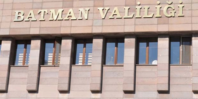Batman'da düzenlenecek etkinlikler Valilik iznine bağlandı