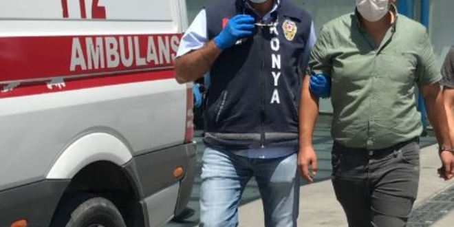 Konya'da kamu malına zarar veren kişi tutuklandı