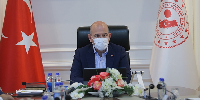 Bakan Soylu başkanlığında bayram tedbirleri toplantısı yapıldı