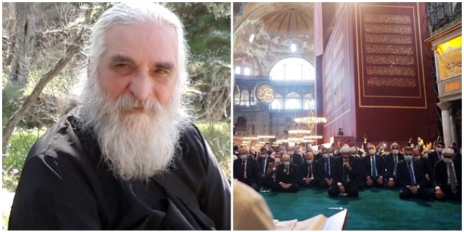Yunan Ortodoks papaz'dan Ayasofya için Erdoğan'a övgü
