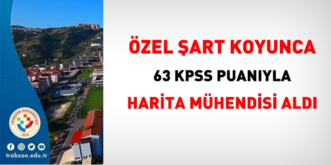 Özel şart konulunca, 63 KPSS puanıyla mühendis alındı