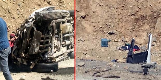 Hakkari'deki trafik kazasında yaşamını yitiren 4 kişinin daha cenazesi defnedildi