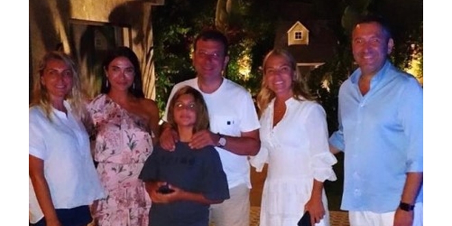 Ekrem İmamoğlu ailesiyle birlikte Bodrum'da