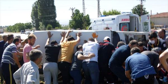 Amasya'da otomobil ile cip çarpıştı: 2 ölü, 4 yaralı