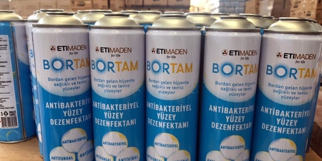 Bor içerikli yüzey dezenfektanı geliyor