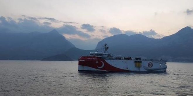 Dışişleri Bakanlığı, Oruç Reis'in faaliyet sahasını gösteren haritayı paylaştı