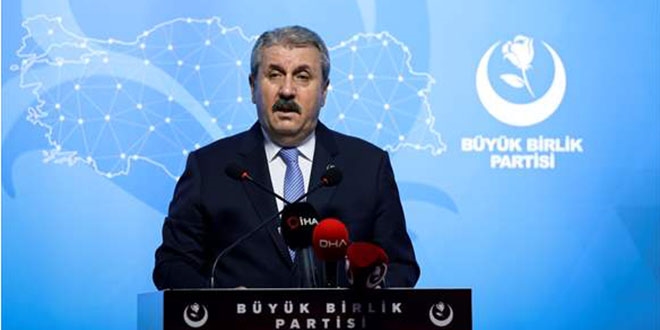 Mustafa Destici: Mavi Vatan'da bir adım dahi geri atılmamalı