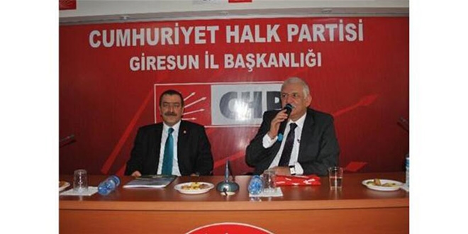 CHP Giresun il tekilatnda koronavirs alarm