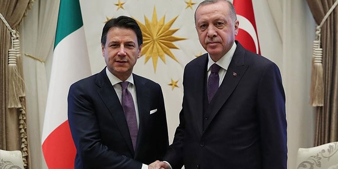 Cumhurbaşkanı Erdoğan, İtalya Başbakanı Conte ile görüştü