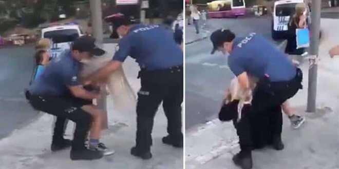Maske takmadığı için gözaltına alınan kadın polislerden şikayetçi oldu
