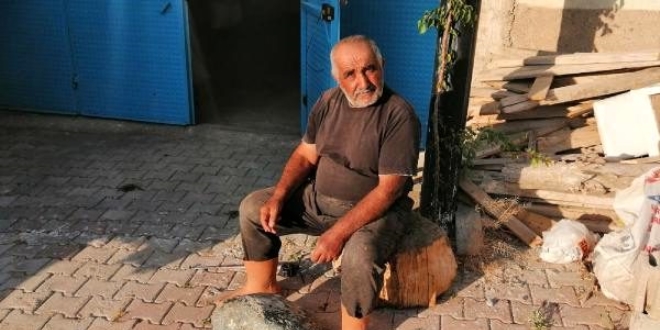 Tarlasından buldu, göktaşı olabilir...