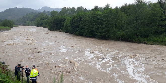 Karadeniz-Akdeniz Yolu'nda heyelanlar meydana geldi
