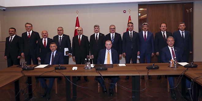 Cumhurbaşkanı Erdoğan, valilerle toplantı yaptı