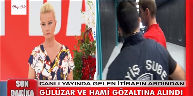Canlı yayında şok itiraf sonrası gözaltı