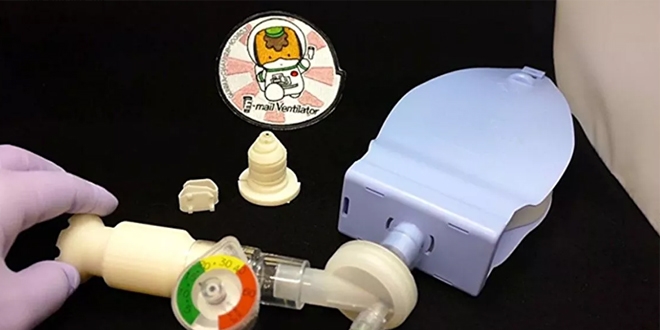Japon doktor, e-posta ile gönderilebilen solunum cihazı üretti
