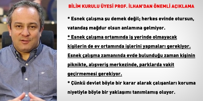 Bilim Kurulu üyesinden 'esnek çalışma' uyarısı