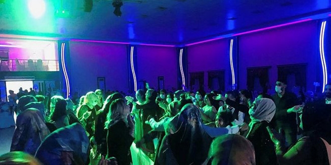 Kırıkkale'de 10 düğün salonu ve 27 düğün sahibine ceza kesildi