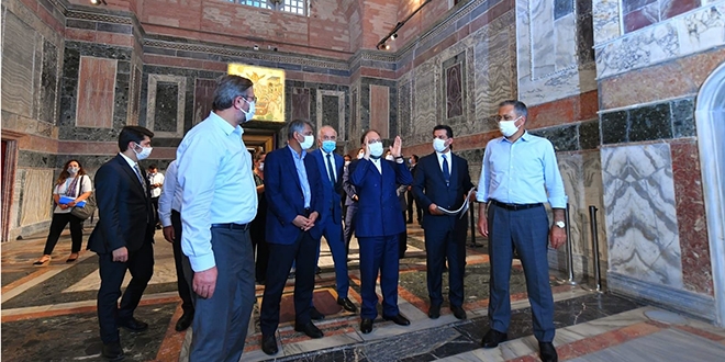 Kariye Camii ibadete açılmaya hazırlanıyor