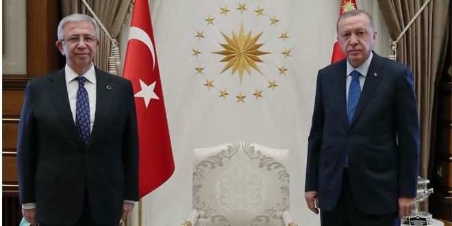 Cumhurbakan Erdoan, Mansur Yava' Klliye'de kabul etti